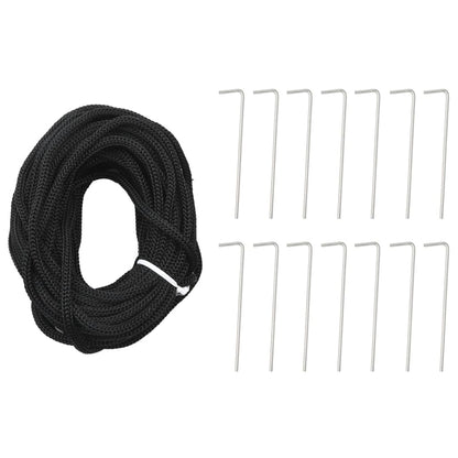 Light cone on flagpole 3000 cold white LEDs 800 cm