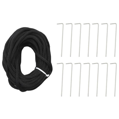 Light cone on flagpole 3000 blue LEDs 800 cm