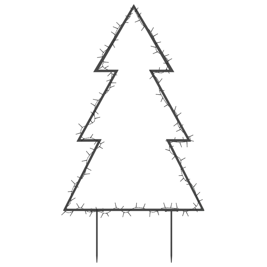 Christmas lights Christmas tree with ground spikes 115 LEDs 90 cm