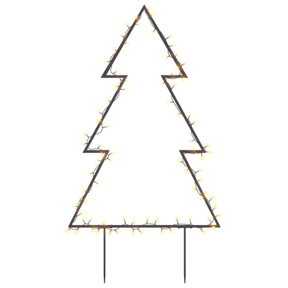 Christmas lights Christmas tree with ground spikes 80 LEDs 60 cm