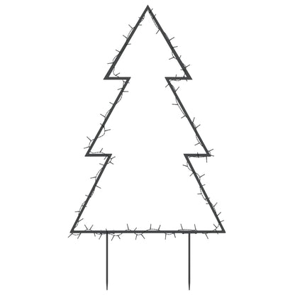 Christmas lights Christmas tree with ground spikes 80 LEDs 60 cm