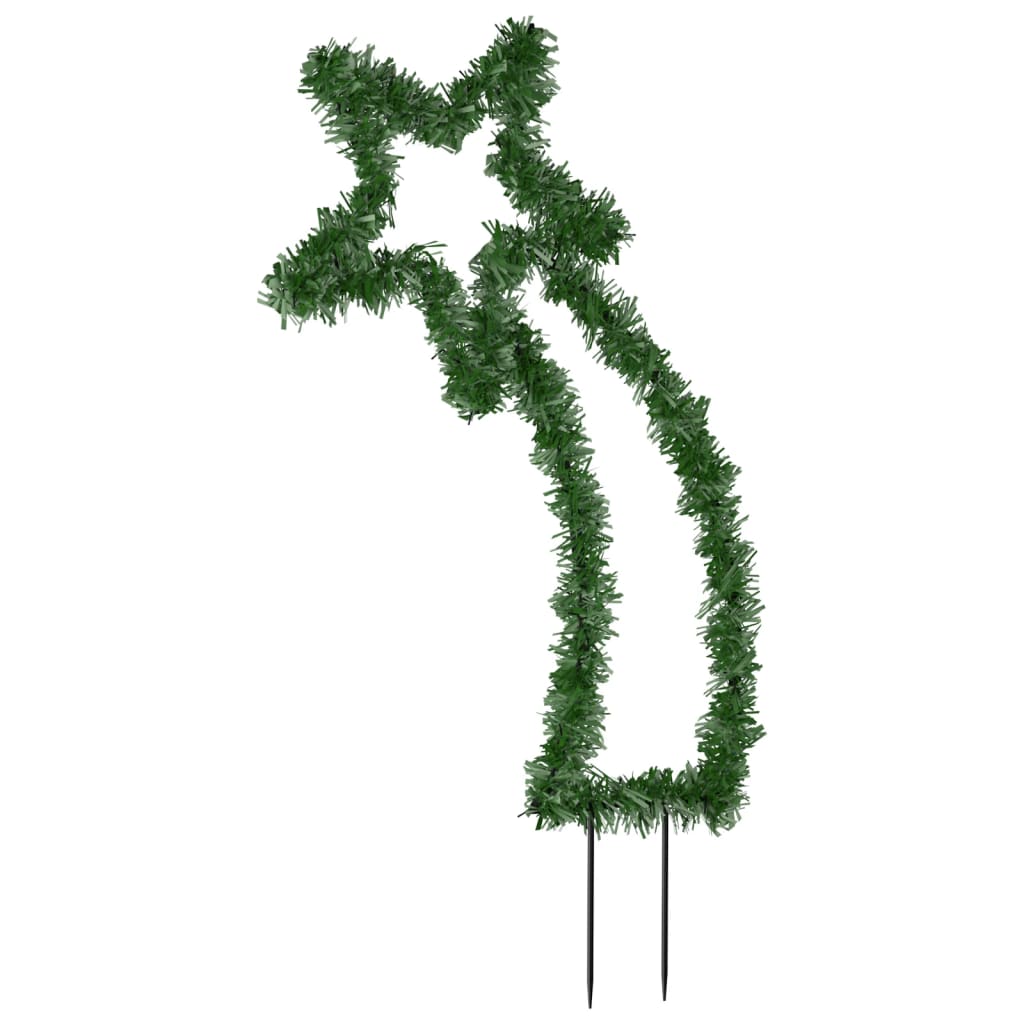 Christmas lights meteor with ground spikes 115 LEDs 89 cm