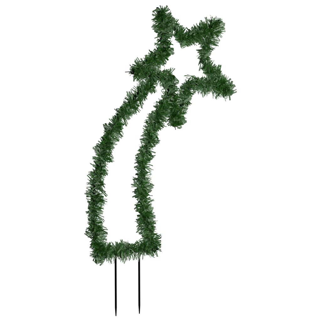 Christmas lights meteor with ground spikes 80 LEDs 62 cm